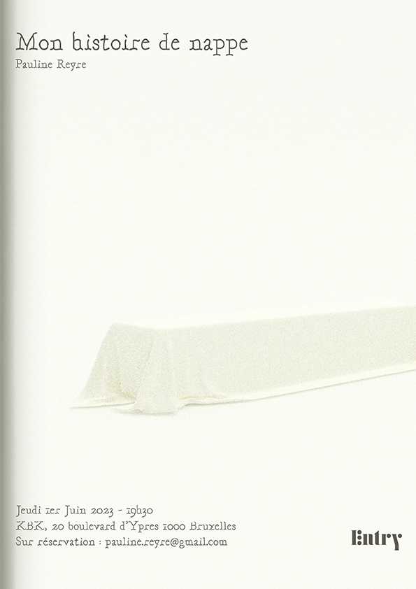 visuals and poster for Pauline Reyre's event